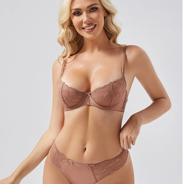 The Embroidered Lace Bra