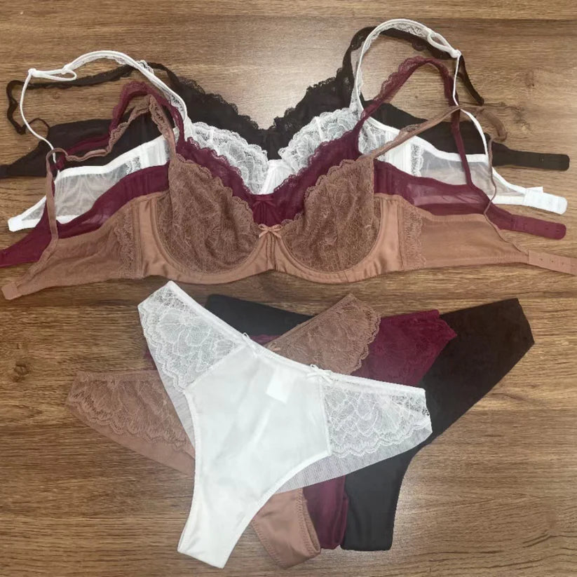 The Embroidered Lace Bra